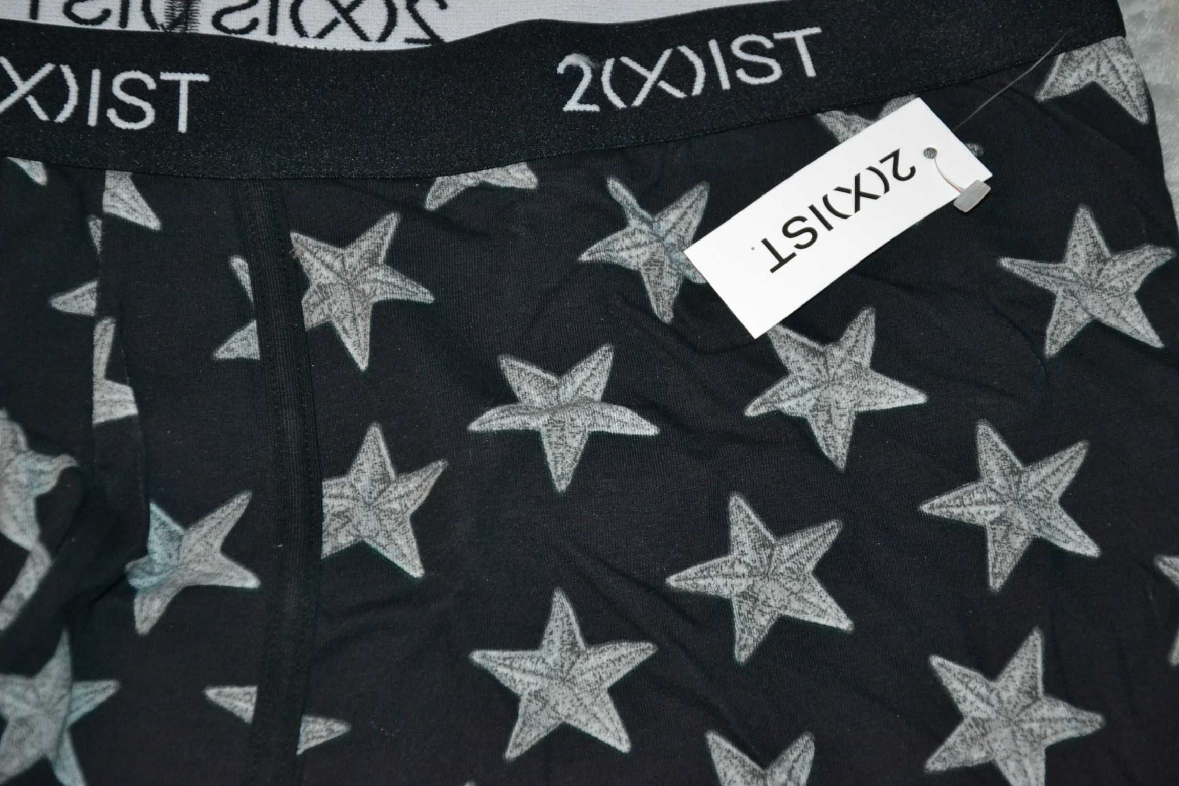 Nowe Bokserki 2(X)IST STARS No Show Trunk Męskie Roz XL Oryginalne