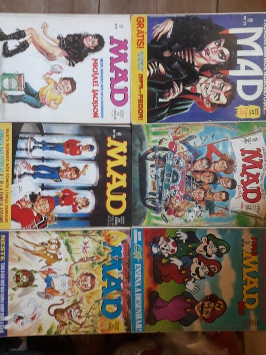 Revistas MAD IN BRAZIL de 1991 e 1992