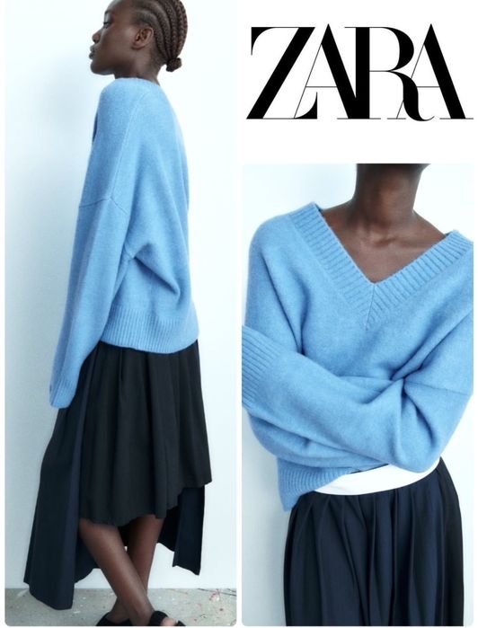 Светр жіночий Zara блакитного кольору