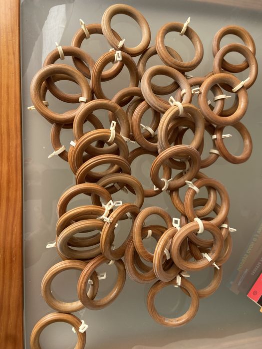 Argolas em madeira 35mm diâmetro