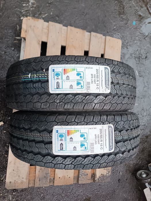 Nowe opony całoroczne 205/65/15C Continental 2017 rok Wzmacniane