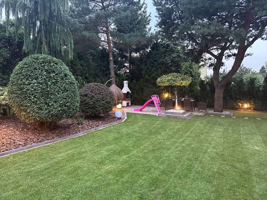 Zakładanie trawników, automatyczne systemy nawadniania, oświetlenie