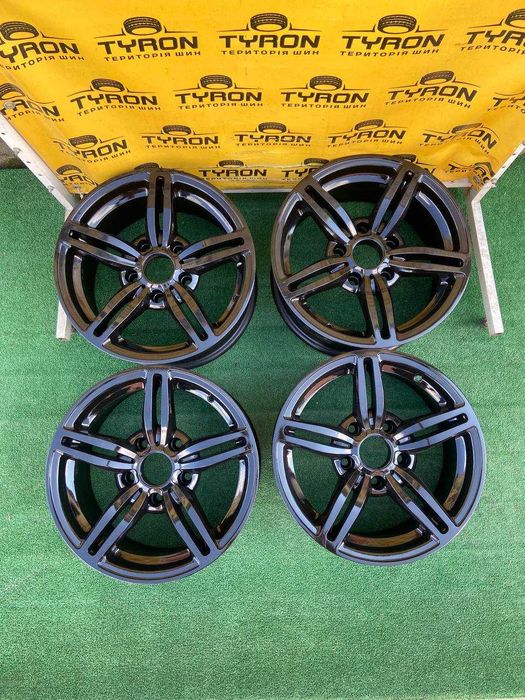 Диски титанові нові R15 5*120 7J ET20 DIA71,6 кт чорні