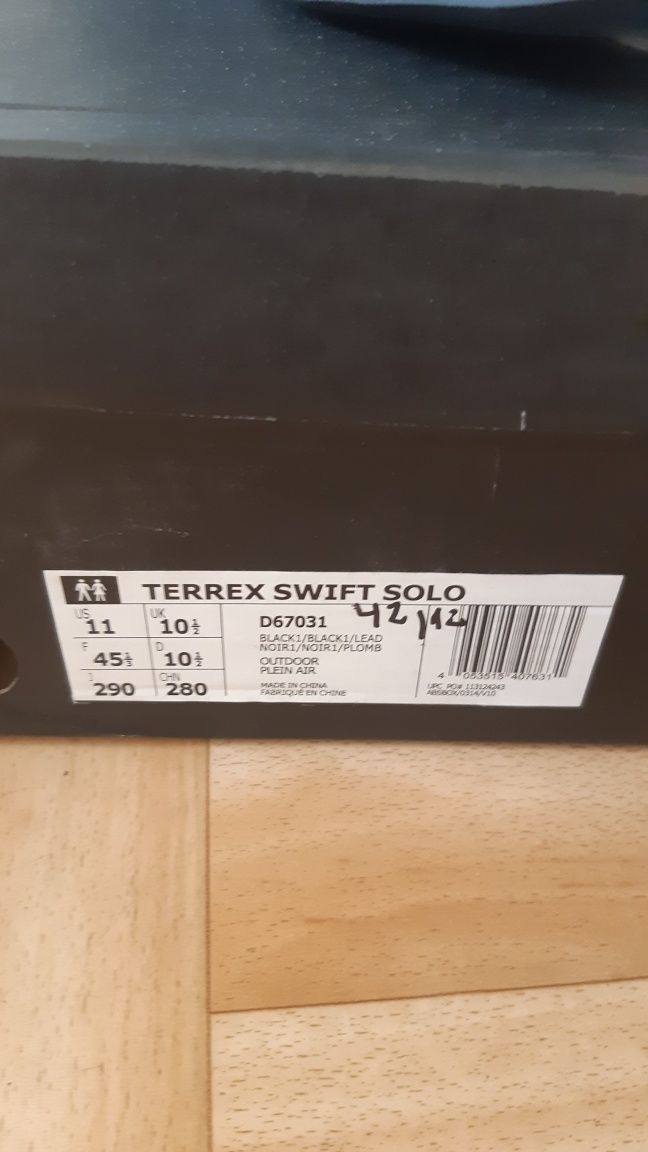 Buty Adidas terrex solo rozmiar 45 i 1/3 nowe