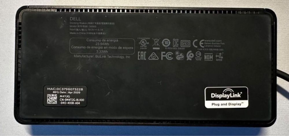 Dell d6000 stacja dokująca