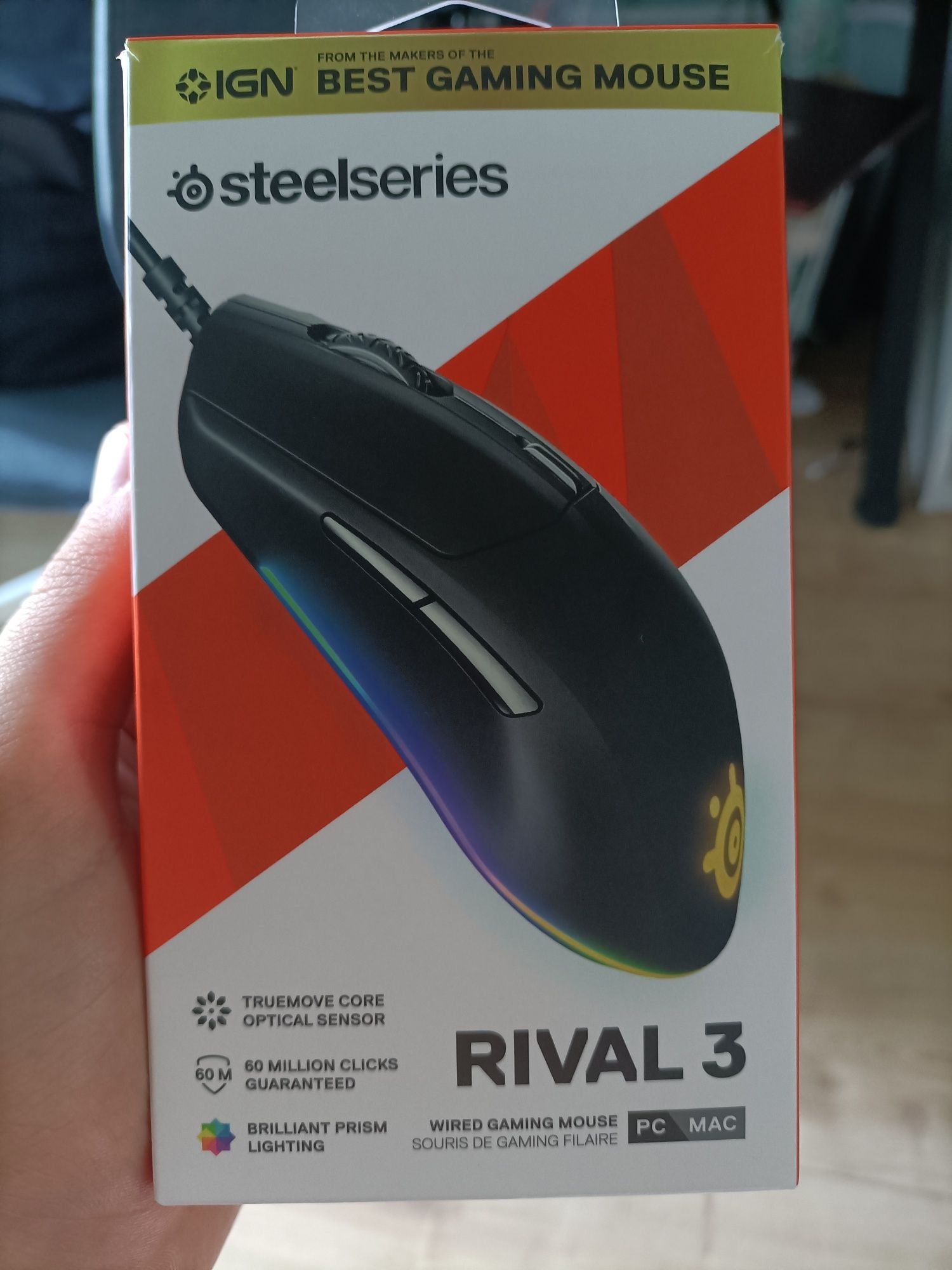 Steelseries rival 3 myszka gamingowa