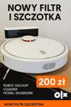 Robot sprzątający Xiaomi Mi Robot Vacuum Cleaner stan dobry,nowy filtr