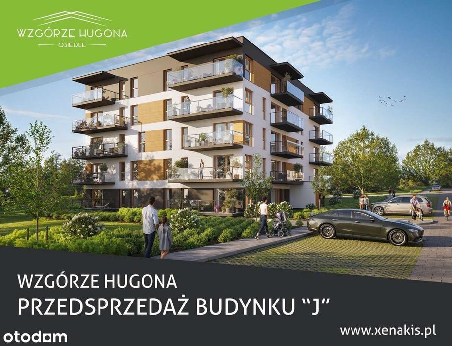 Wzgórze Hugona | Przestronne Mieszkanie J.0.01 - PRZEDSPRZEDAŻ