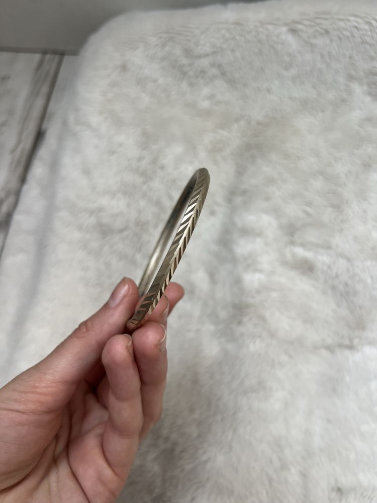 Bransoletka metal metalowa elegancka szykowna okrągła casual 20