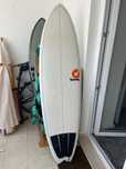 Torq Mod Fish 6’3 White/ Pinline