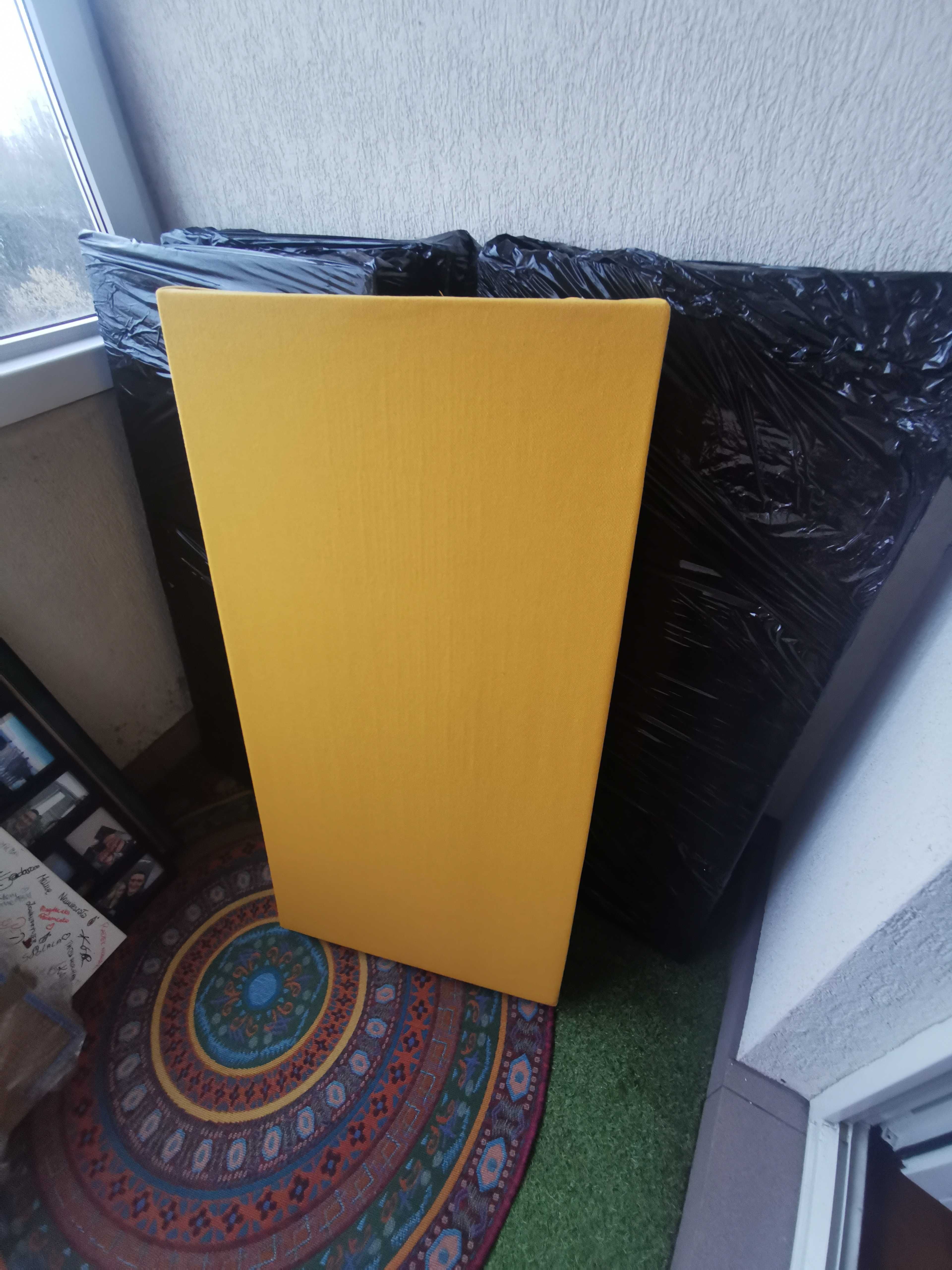 Panele akustyczne pomarańczowe 121 x 61 cm