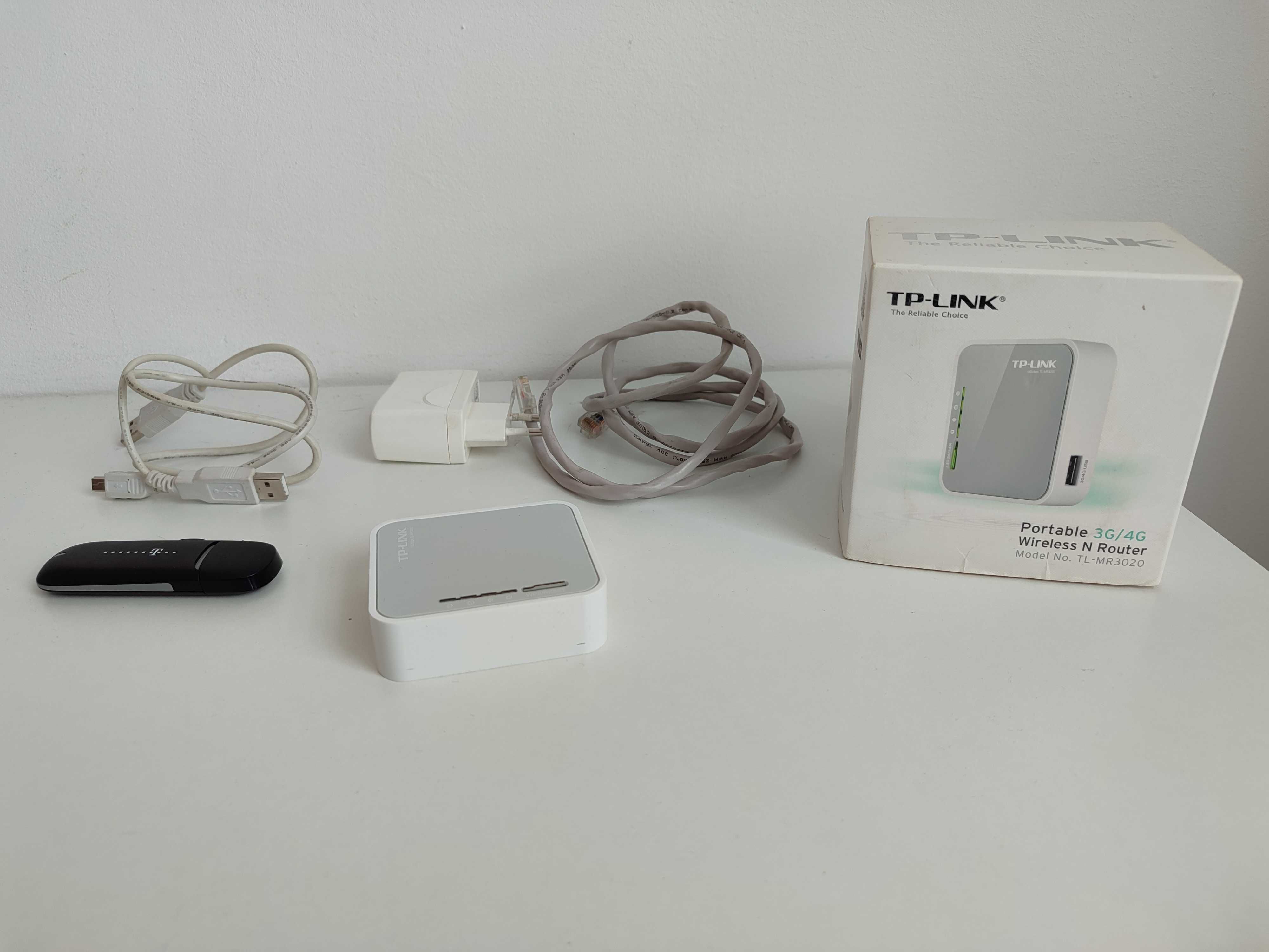 TP-Link TL-MR3020 – przenośny router 3G/4G + modem USB T-Mobile