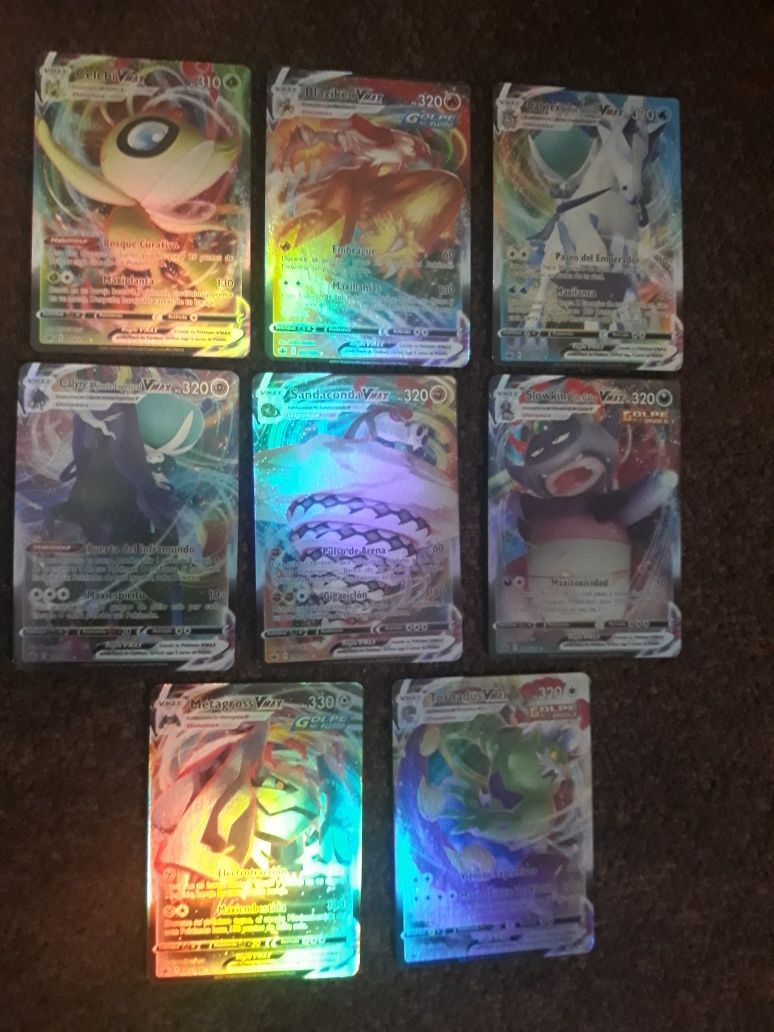 31 cartas pokemon holográficas