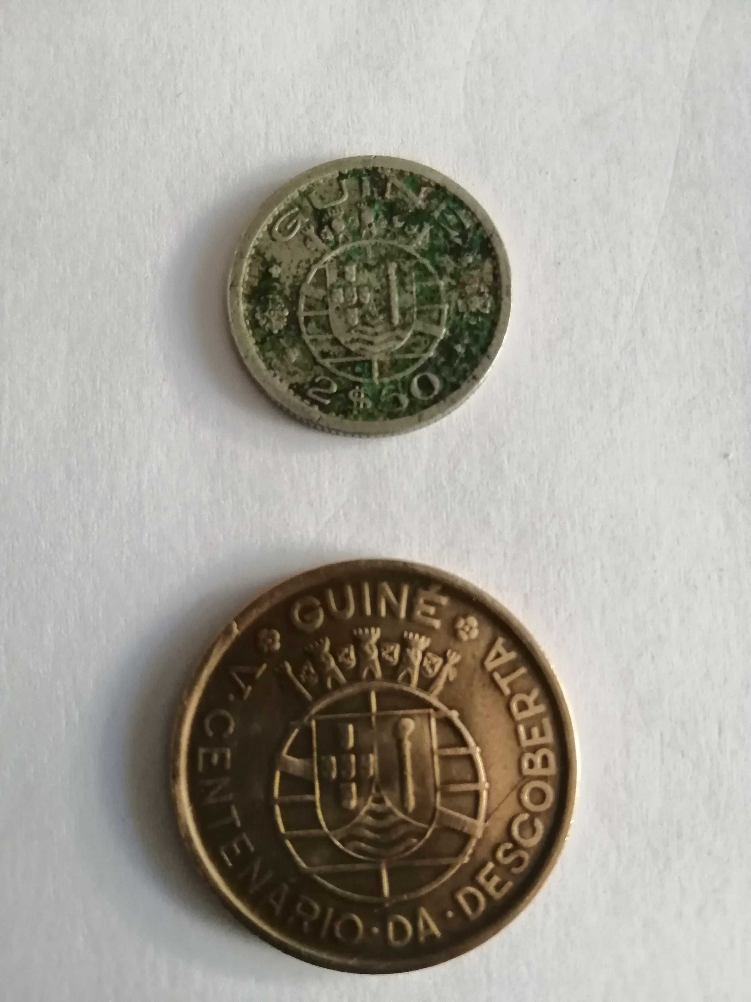 Moedas da Guiné, 50 centavos de 1 escudo e de 2,50 escudos