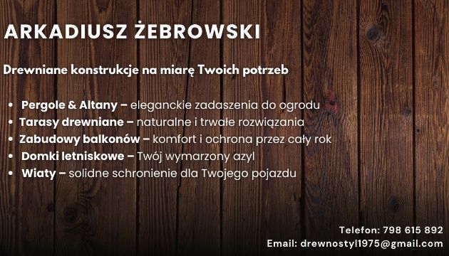 Zadaszenia tarasu ,zaluzjie ogrodowe itp.