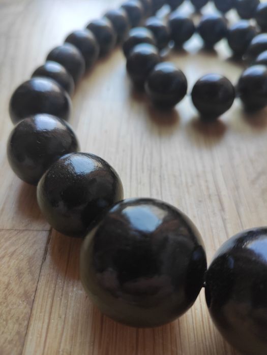 Korale drewniane góralskie zakopiańskie plus bransoletka