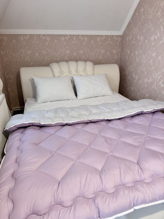 Тепла ковдра вовняна овчина євророзмір евроодело зимнее овечья шерсть