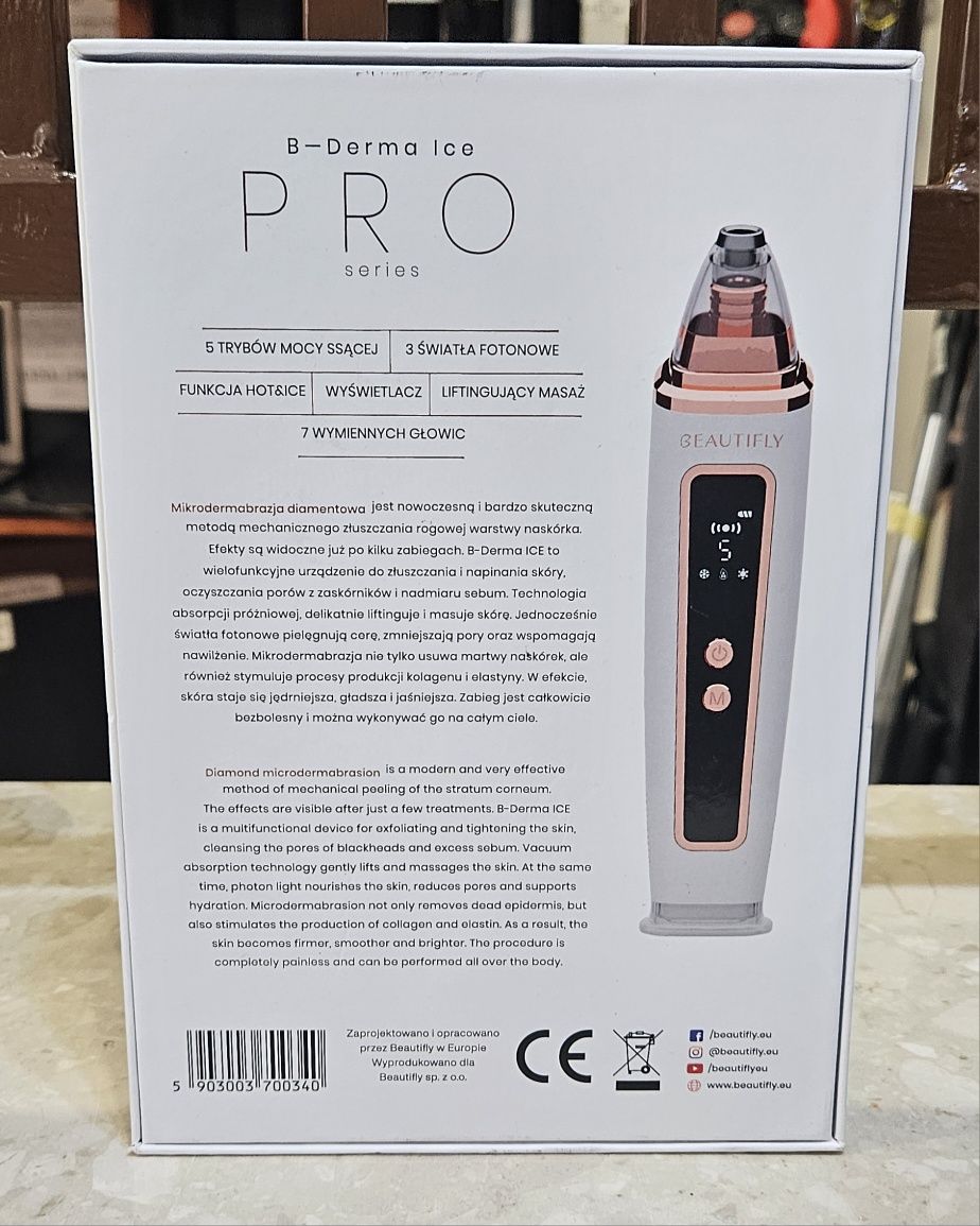 2434/25 Urządzenie do mikrodermabrazji diamentowej BEAUTIFLY B-Derma I