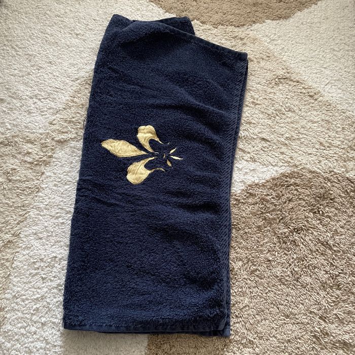 Granatowy ręcznik 100% bawełna 80 x 45 cm