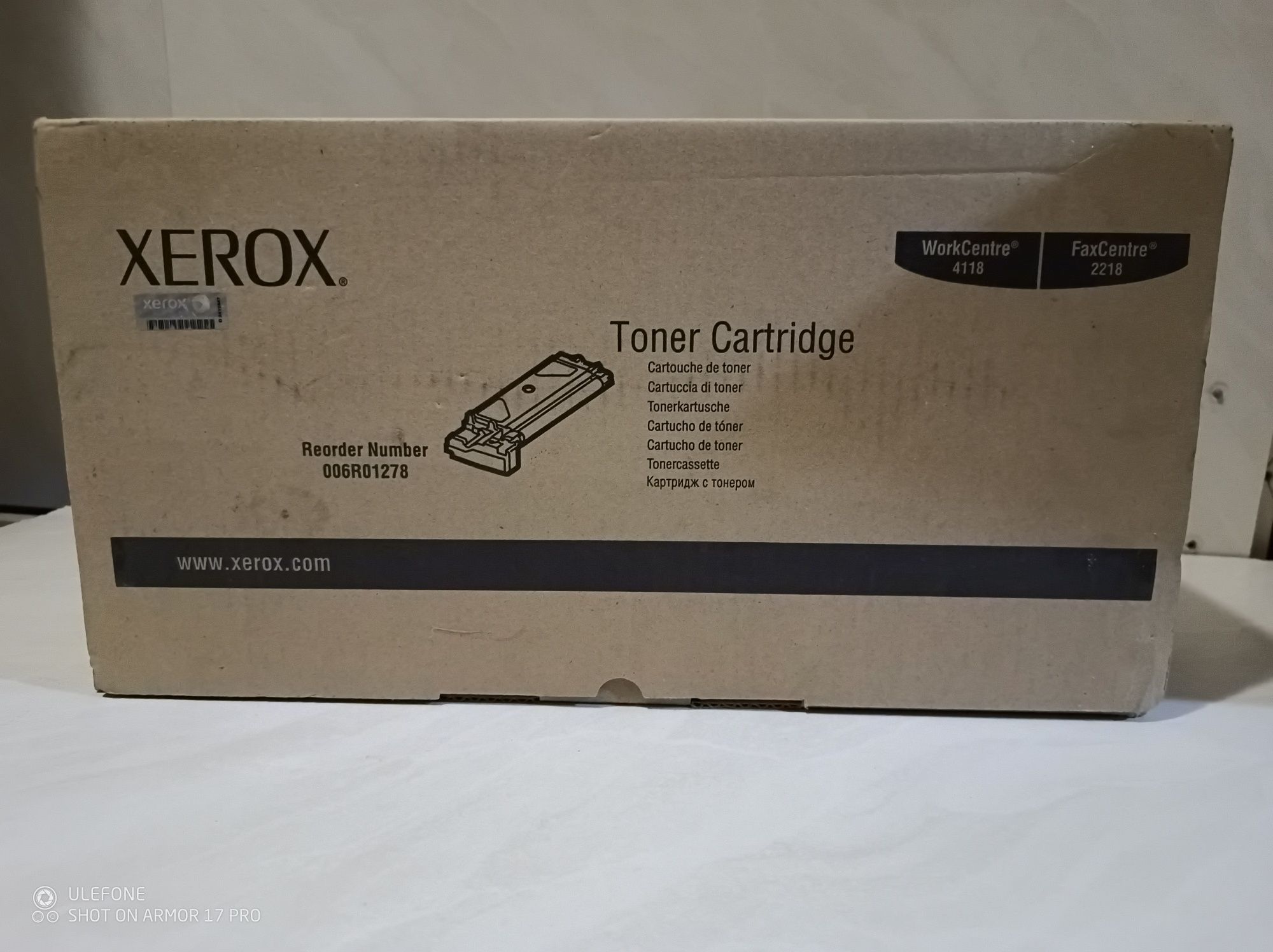 Тонер Картридж Xerox WorkCentre 4118, 2218 Black (006R01278) + Drum