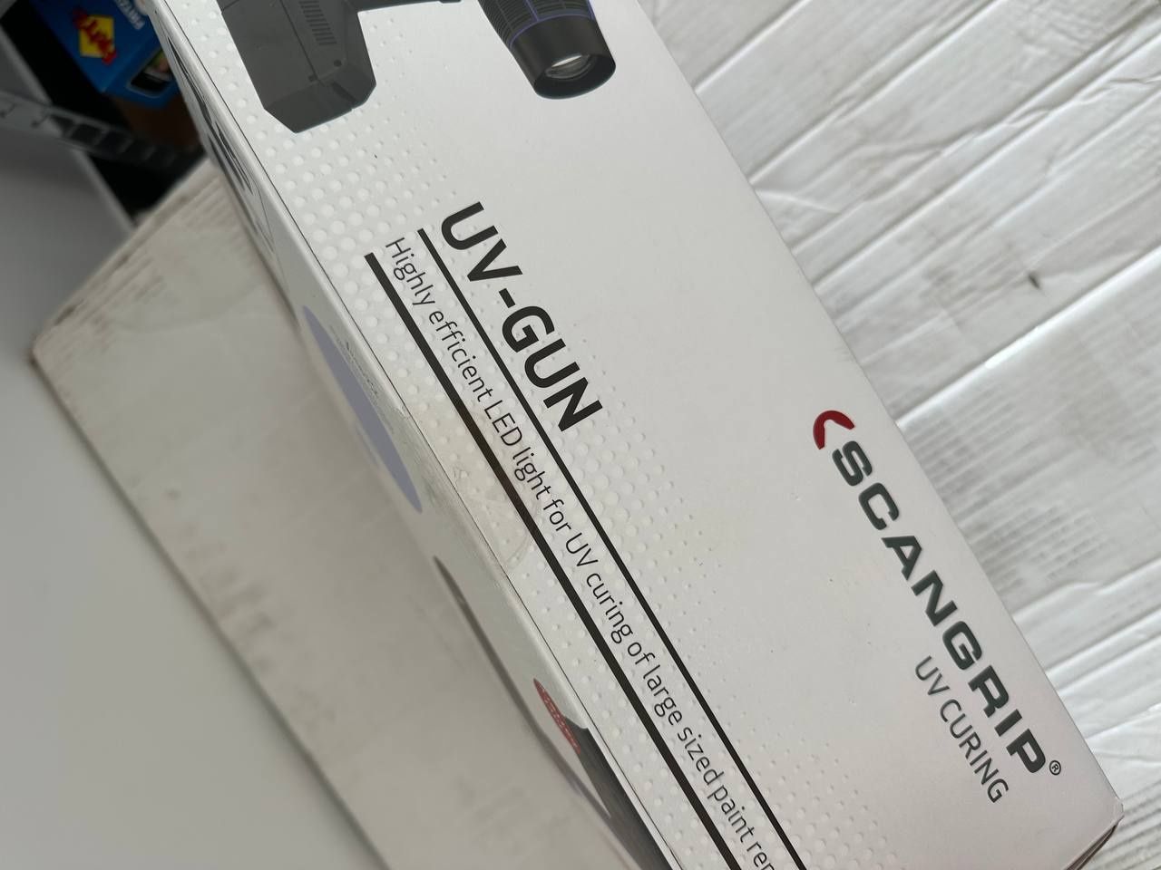 Nowa zaplombowana SCANGRIP UV LED GUN Lampa Ręczna