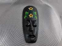 maski etniczne drewna drewniane egzotyczne totem maska drewniana Bali