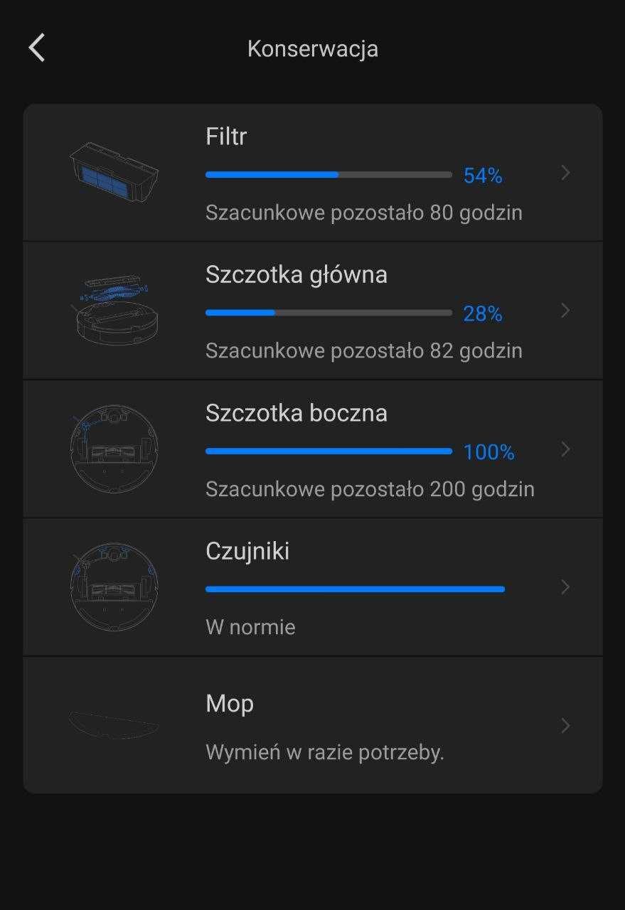 Roborock S5 Max (Odkurzacz mopujący) + akcesoria