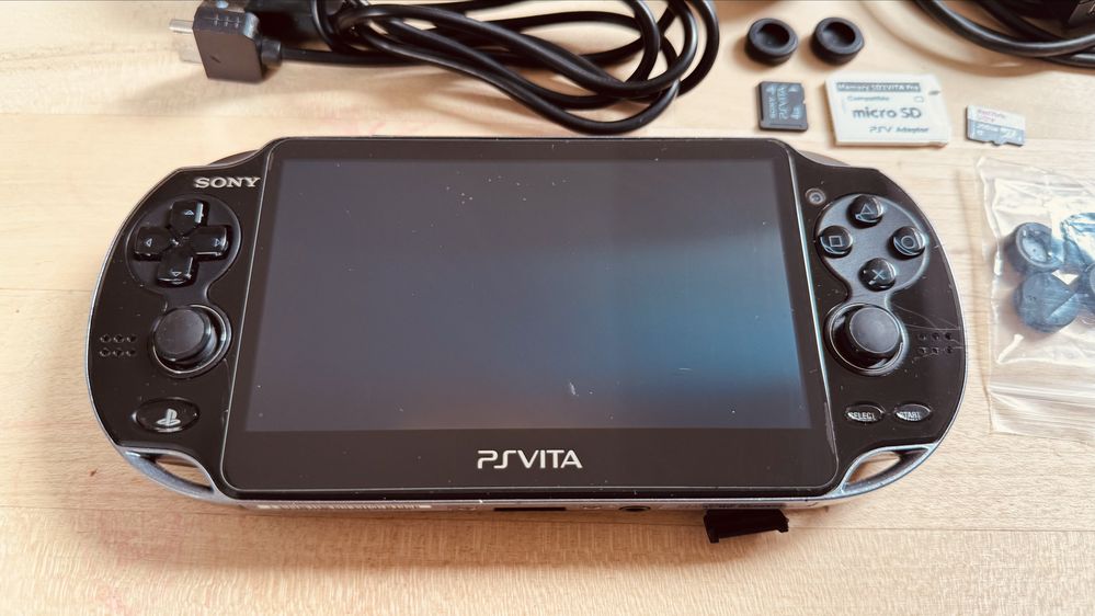 PlayStation Vita PS Oled CFW 256GB 4GB WiFi PCH1004 przerobiona zestaw