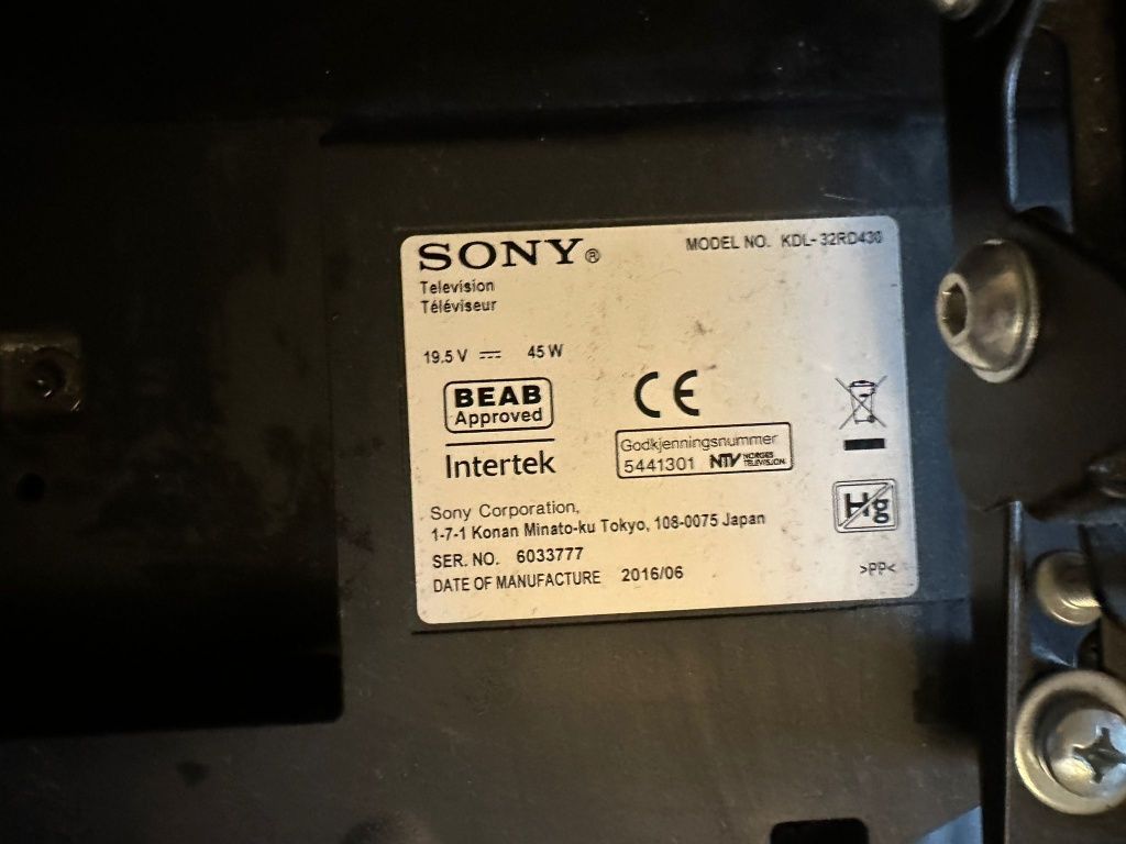 Sony Bravia KDL32RD430