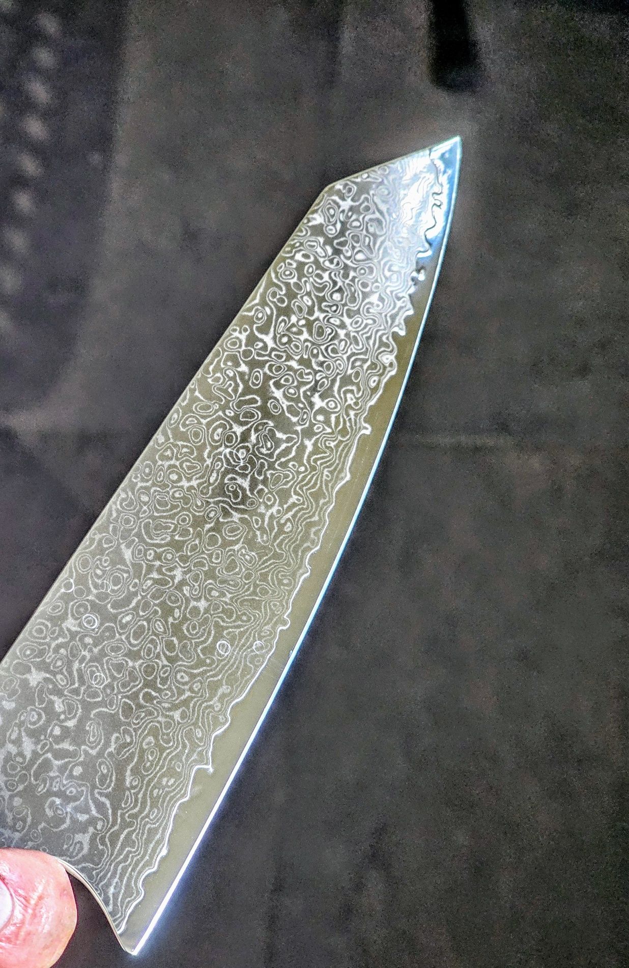 Faca de chef damascus estilo Japonês Kiritsuke/Bunka 8"