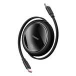 Kabel wysuwany Baseus Free2Draw Mini Usb-c - Usb-c 100w 1m - czarny