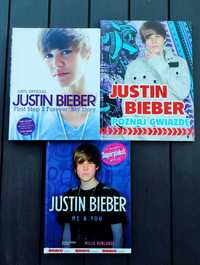 Justin Bieber 3 książki + karty