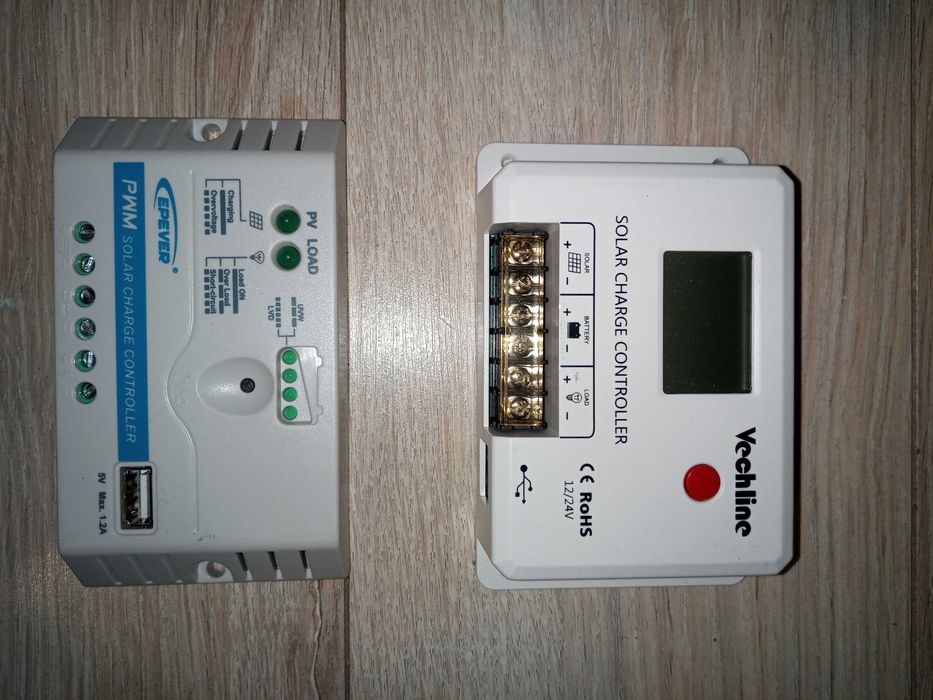 Solarny regulator ładowania 15 A Kamper jacht przyczepa