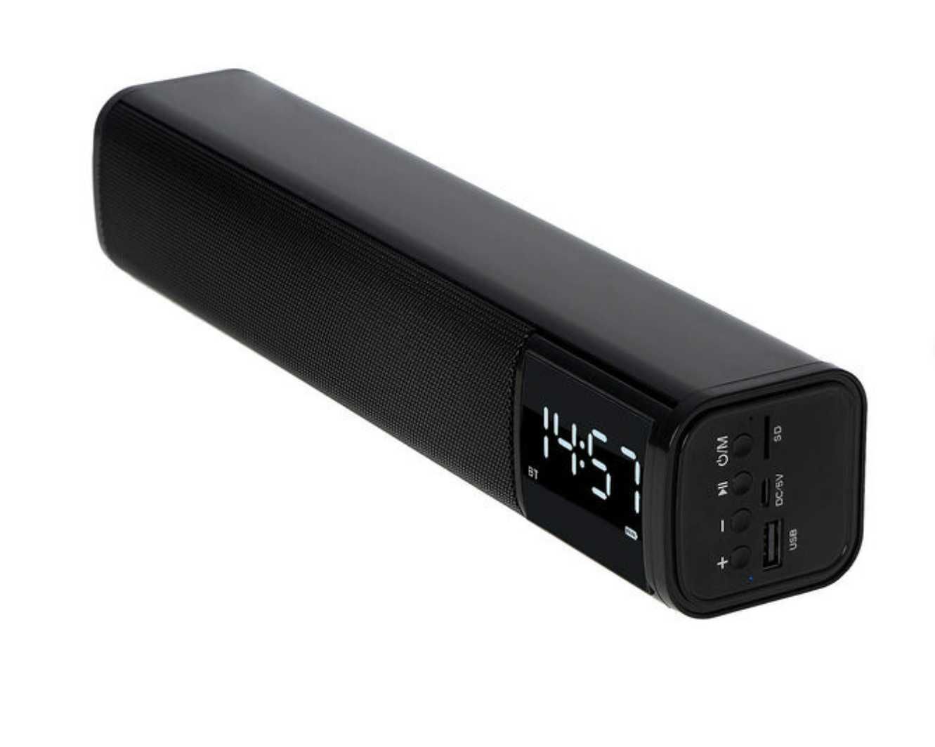 Soundbar Głośnik Bezprzewodowy BLUETOOTH z Budzikiem ADLER