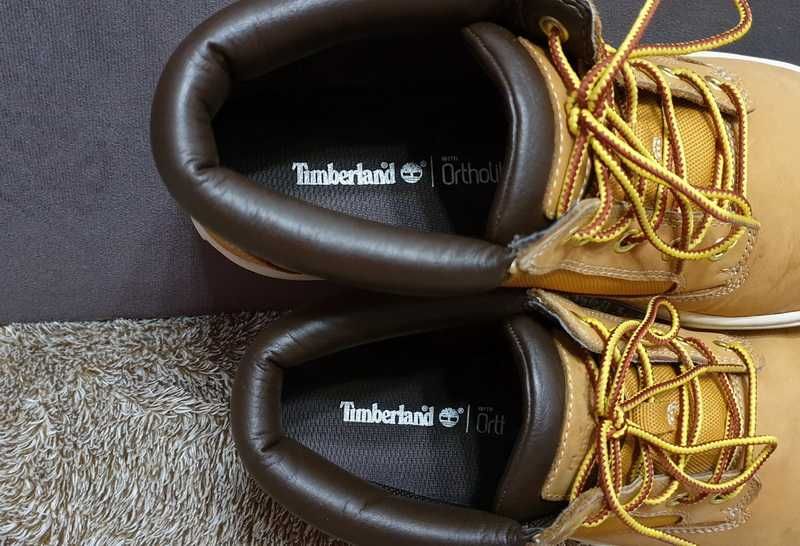 Мужские кожаные ботинки кроссовки от американского бренда TIMBERLAND