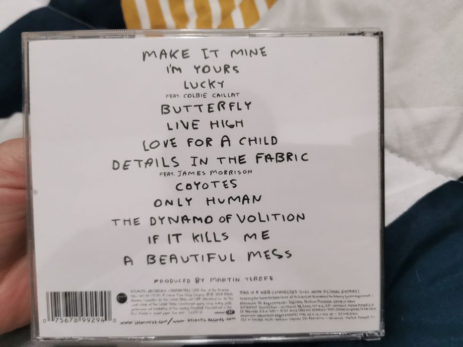 CD Original de música - Jason Mraz (I'm yours)