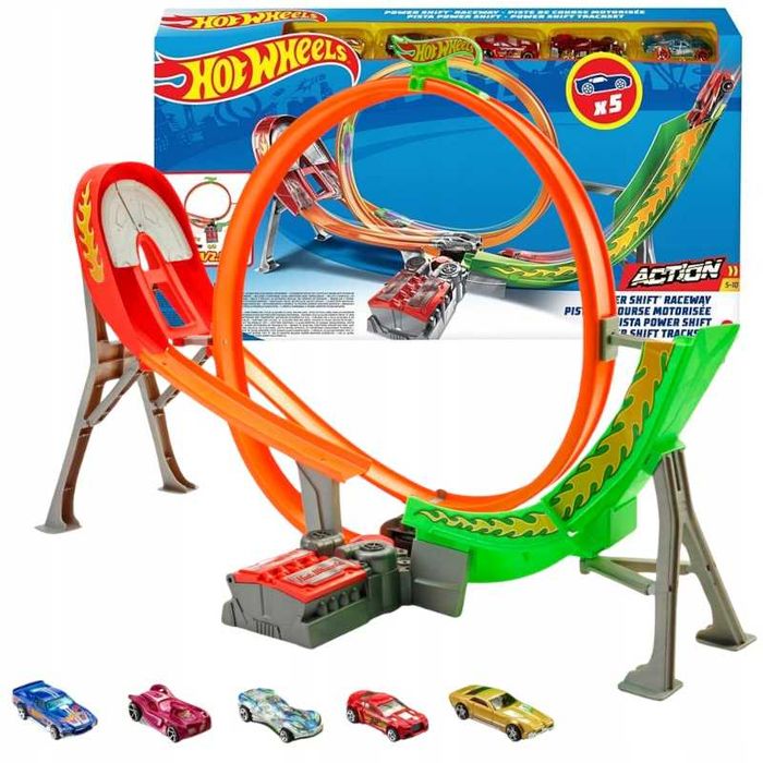 Трек Хот Вилс Безумный форсаж с 5 машинками Hot Wheels FCF18