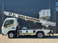 USŁUGI WYNAJEM Winda meblowa Bocker Dźwigi Żurawie