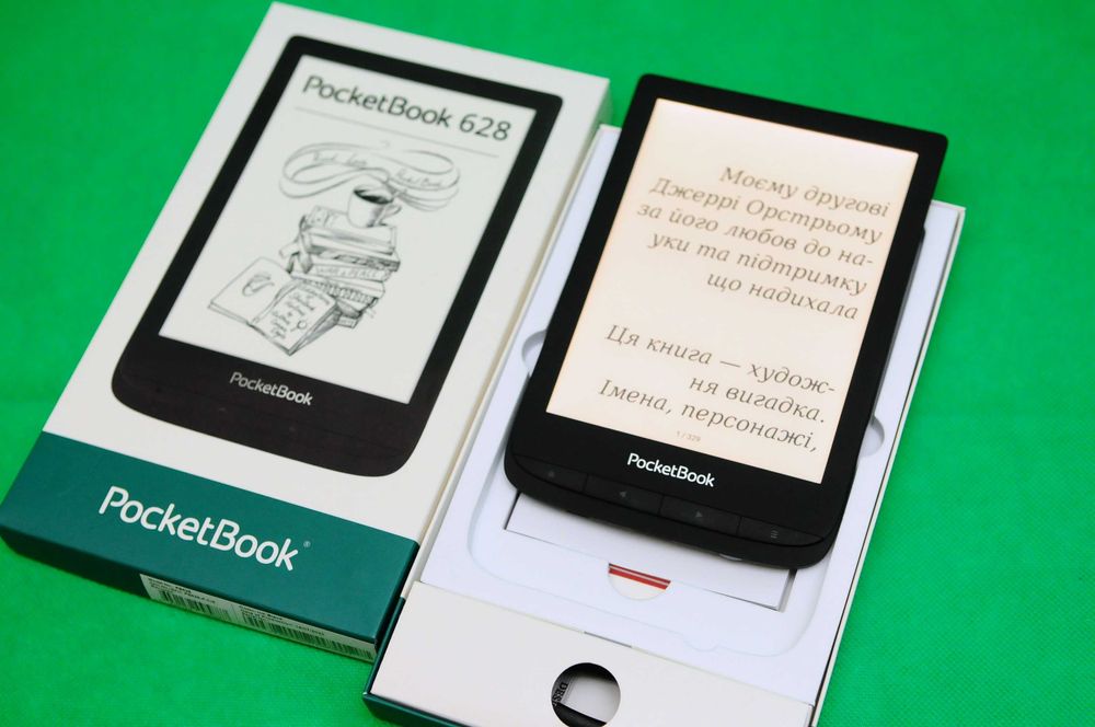 Электронные книга Pocketbook 628 Lux5 Підсвітка Сенсор+кнопки+теплота!