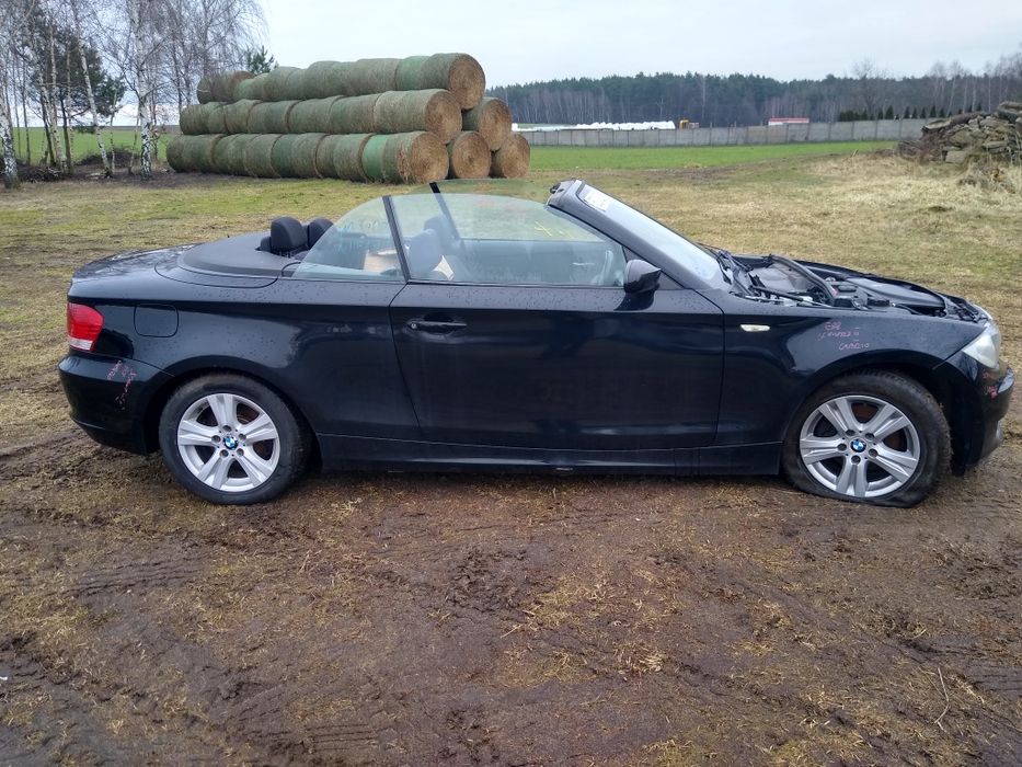 Karoseria BMW E88 Cabrio SCHWARZ Maska Zderzak Błotnik Pompa Dach