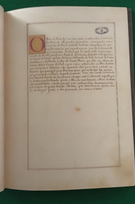 Descrição de todo o Marítimo da Terra de Santa Cruz Chamado Vulgarment