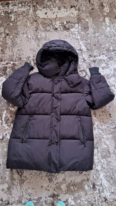 Пуховик zara S оверсайз