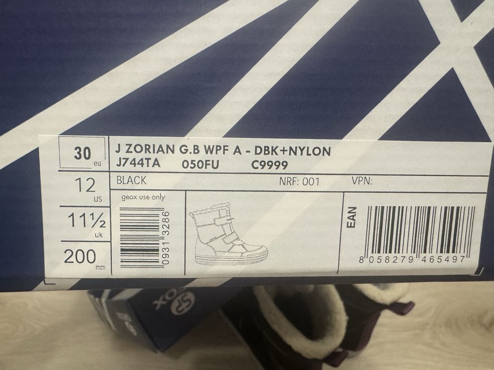 Buty zimowe śniegowce Geox 30