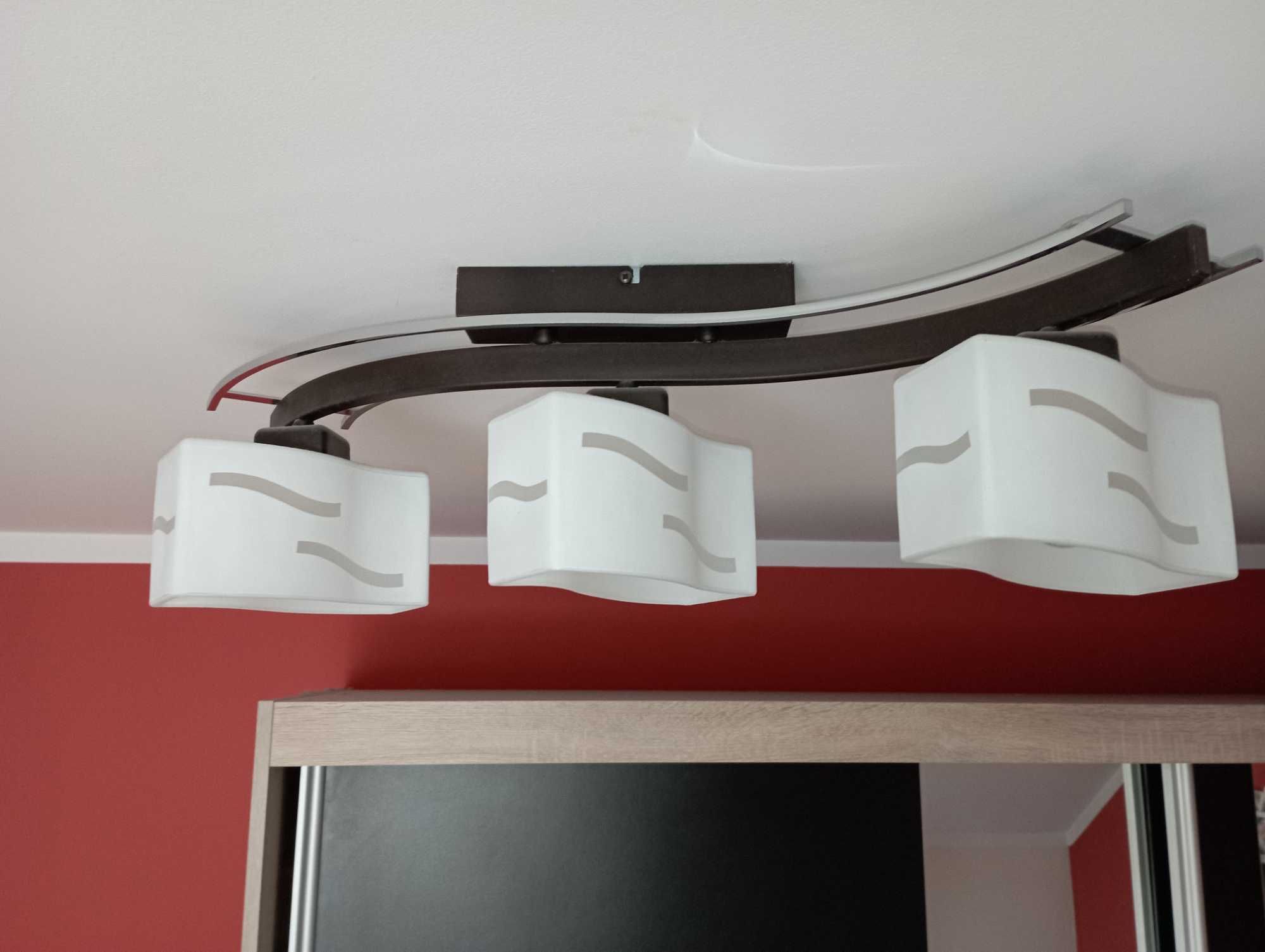 Lampa sufitowa do sypialni + lampka nocna