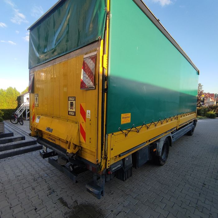 Mercedes Atego 1222, faktura VAT cena brutto,, winda, firanka, plandek