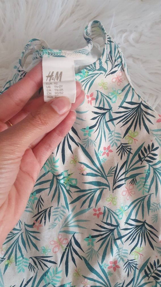 H&M sukienka na lato stan bdb rozm. 92 cm