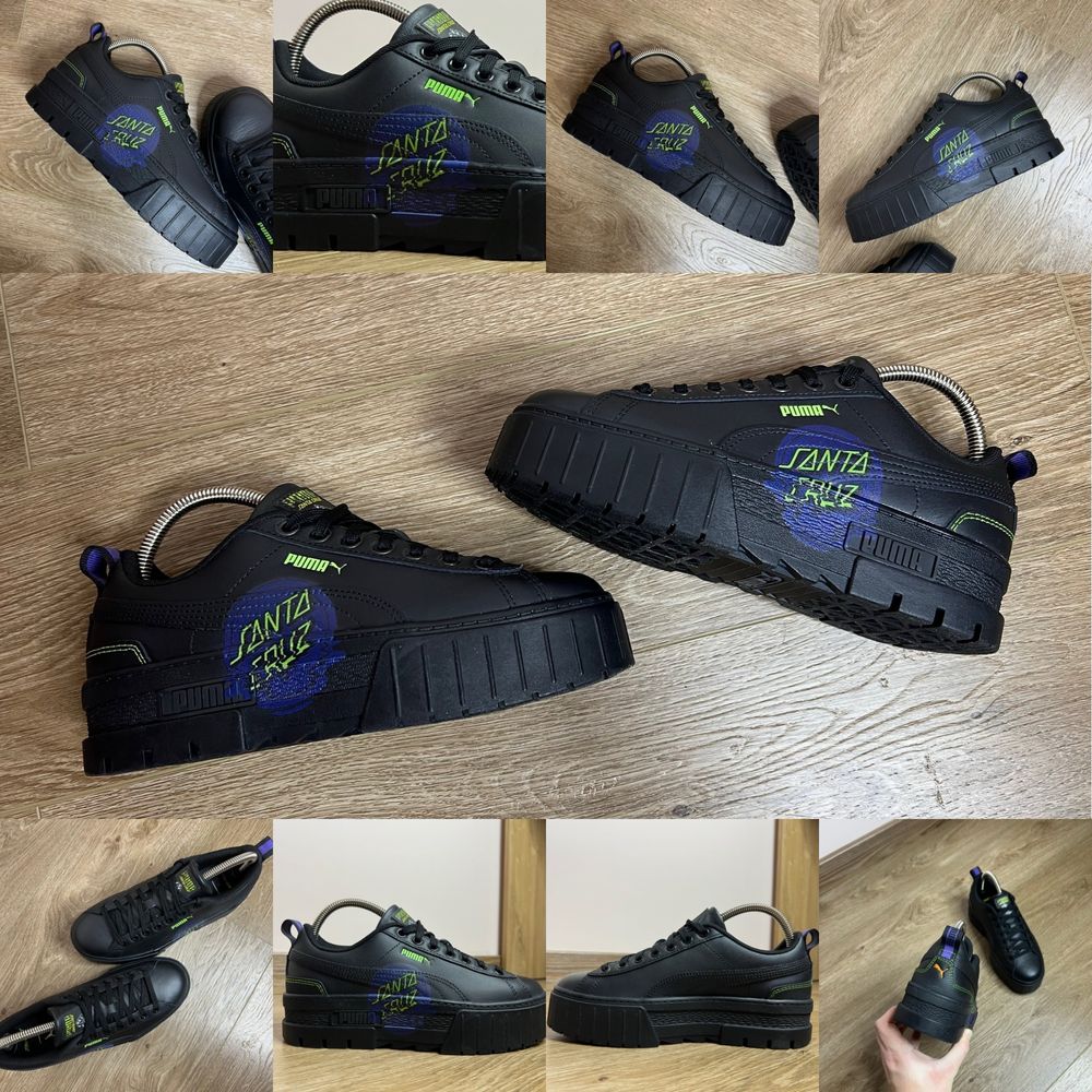 Продам БОМБЕЗНІ жіночі шкіряні кросівки Puma Mayze x Santa Cruz