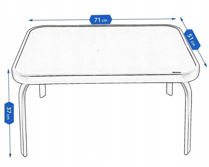 Zestaw meble ogrodowe 2x krzesło sofa stolik KOMPLET na taras balkon