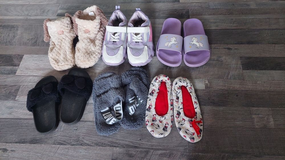 Buty klapki dla dziewczynki