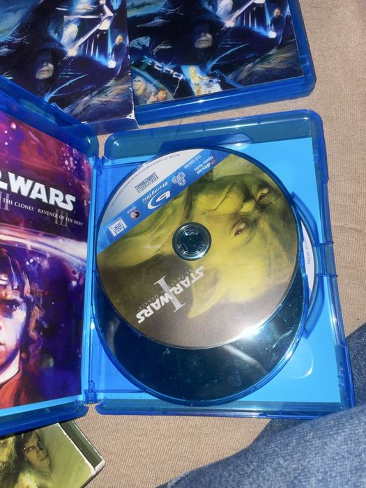 star wars 1,2,3,4,5,6 plyty bluray